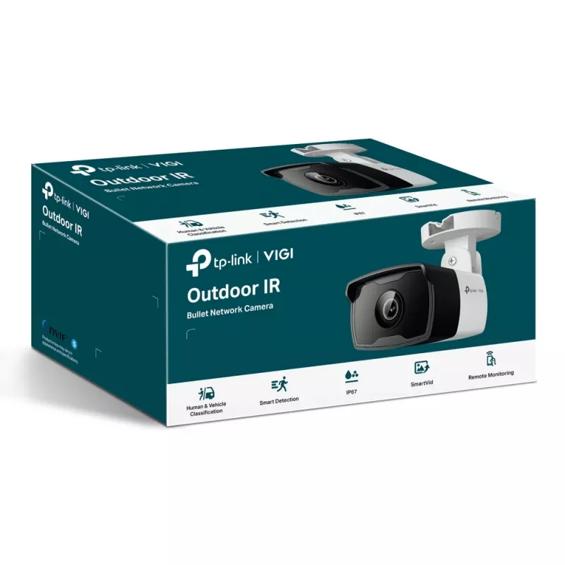 TP-Link VIGI C340I 2.8MM – 4MP IP kulkos tipo lauko stebėjimo kamera