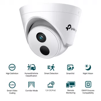 TP-Link VIGI C440I 2.8 mm IP stebėjimo kamera, lubinė, 4MP, 2560x1440