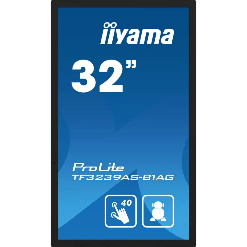 IIYAMA TF3239AS-B1AG 31,5 colių Full HD LED liečiamasis monitorius su Android OS
