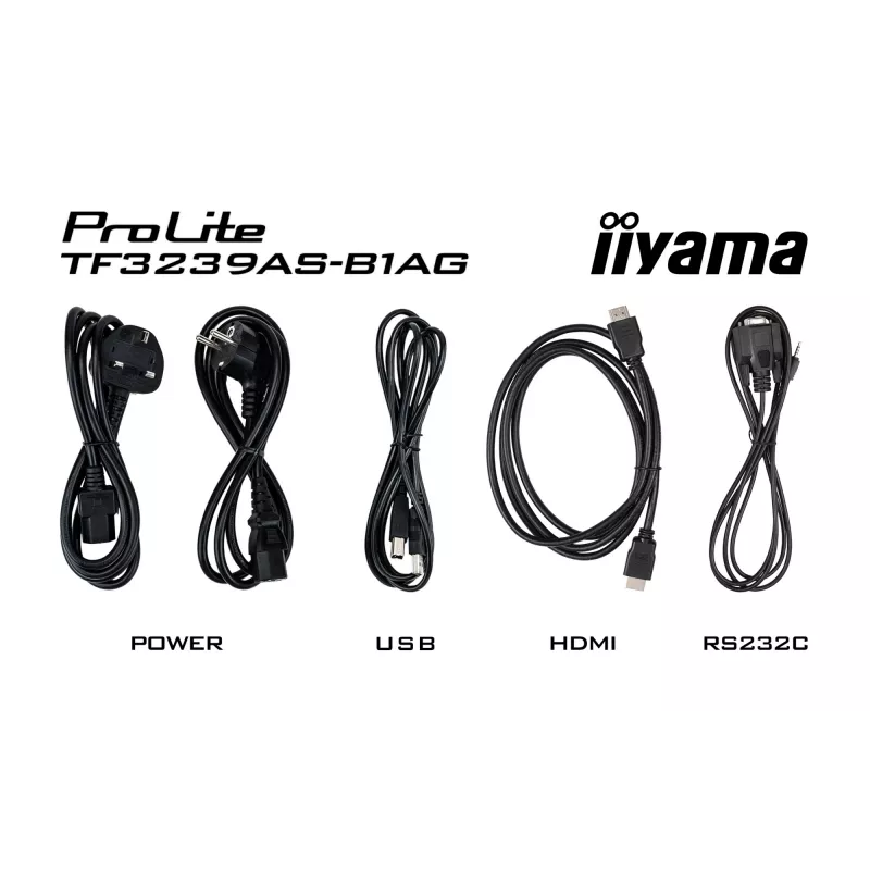 IIYAMA TF3239AS-B1AG 31,5 colių Full HD LED liečiamasis monitorius su Android OS