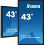 iiyama TF4339AS-B1AG monitor 108 cm (42,5 colio) 3840 x 2160 pikselių 4K Ultra HD LED liečiamas juodas