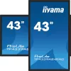 iiyama TF4339AS-B1AG monitor 108 cm (42,5 colio) 3840 x 2160 pikselių 4K Ultra HD LED liečiamas juodas