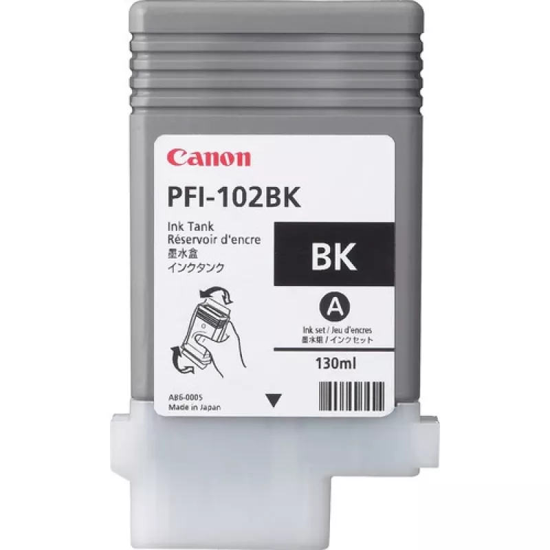 Canon PFI-102BK originalus juodos spalvos rašalo kasetė