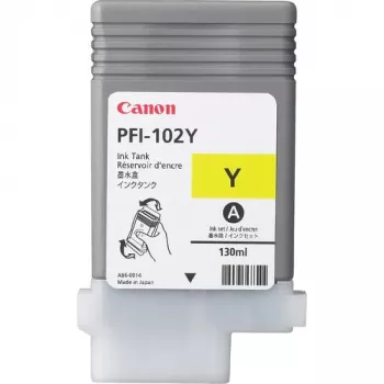 Canon PFI-102Y originalus geltonas rašalo kasetė