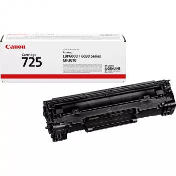 Canon 725 Originalus Tonerio Kasetė, Juoda, 1600 puslapių, 1 vnt.