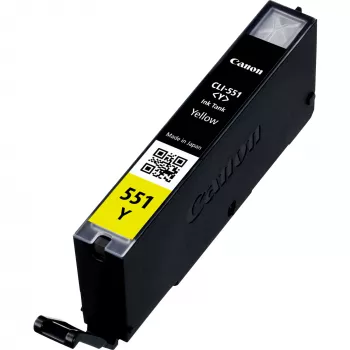 Kasetė su rašalu Canon CLI-551 Y Geltona