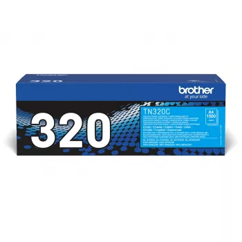 Originalus Brother TN-320C žalsvai mėlynas (cyan) kasečių blokas