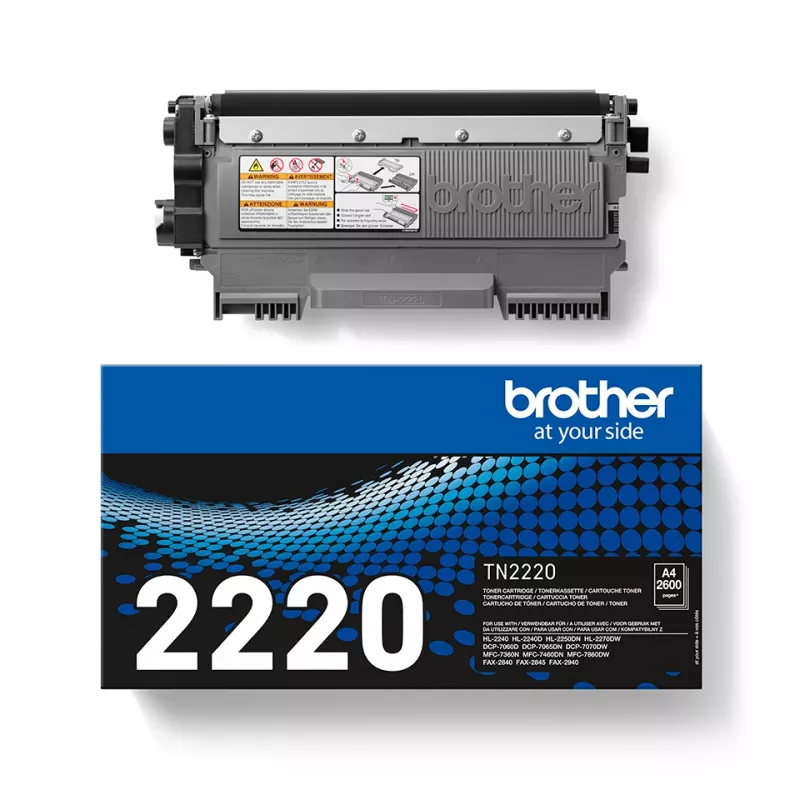 Originalus Brother TN-2220 tonerio kasetė, juoda, 1 vnt.