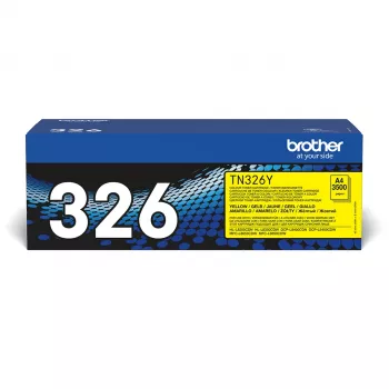 Kasetė su toneriu Brother TN-326Y geltona 1 vnt. Originali