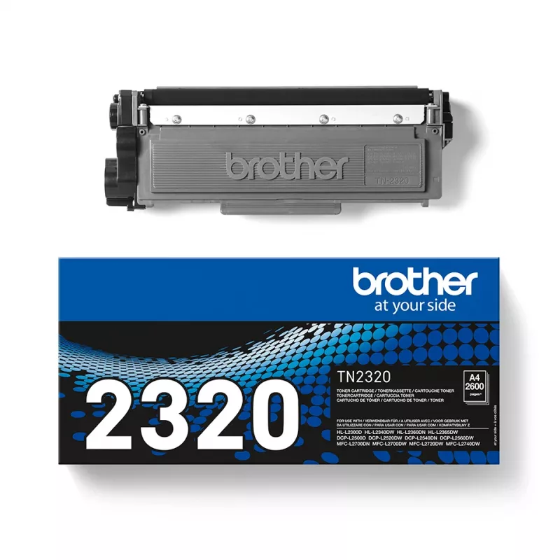 Originalus Brother TN-2320 kasetė, juoda, 2600 puslapių