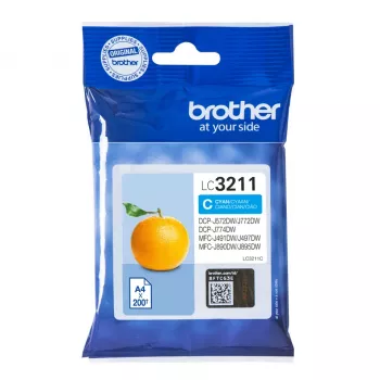 Originalus Brother LC3211C rašalo kasetė Cyan standartinė talpa 1 vnt.