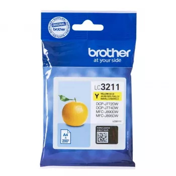 Brother LC3211Y original geltonas rašalo kasetė, 1 vnt., standartinė išeiga