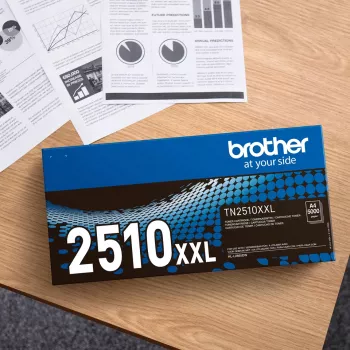 Originalus Brother TN-2510XL tonerio kasetė, juoda, 3000 puslapių