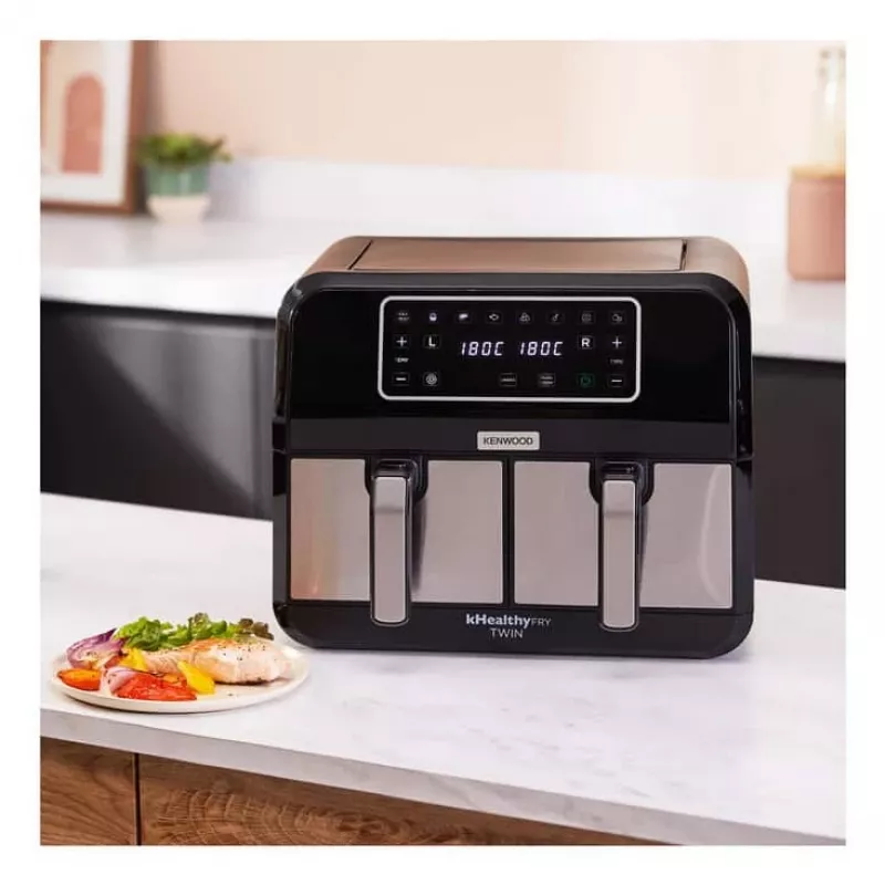Kenwood HFM20.000MB karšto oro gruzdintuvė dviguba 8 L 1700 W juoda