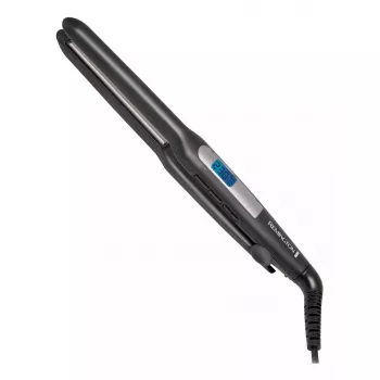 Plaukų tiesintuvas Remington S5515 – 9 šilumos lygiai, keraminės plokštelės, 120–240V, juodas