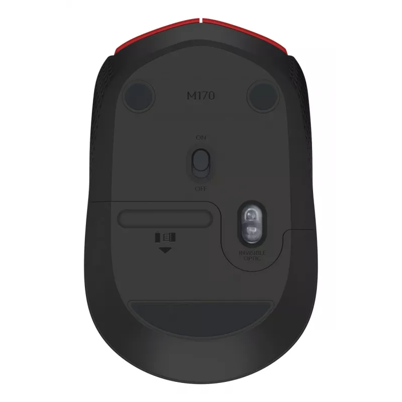 LOGITECH M171 belaidė pelė raudona EMEA