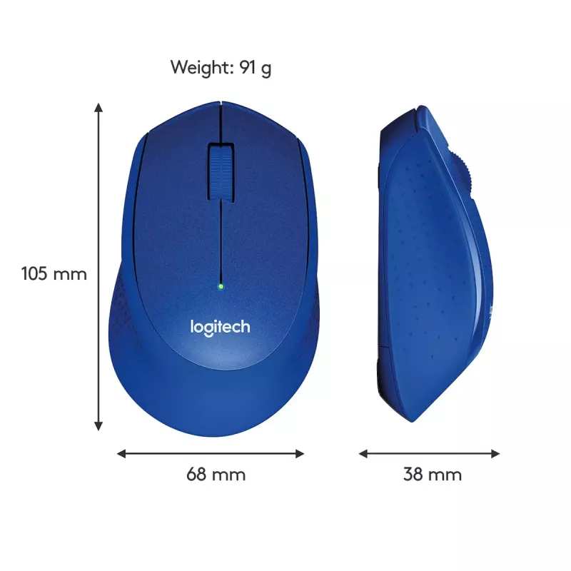 Pelė Logitech M330 SILENT PLUS RF belaidė