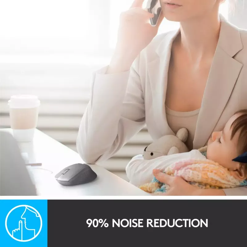 Pelė Logitech M330 SILENT PLUS RF belaidė