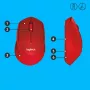 LOGITECH M330 Silent Plus raudona