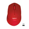 LOGITECH M330 Silent Plus raudona