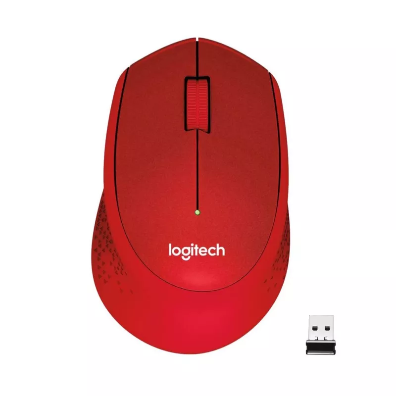 LOGITECH M330 Silent Plus raudona