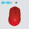 LOGITECH M330 Silent Plus raudona