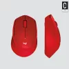 LOGITECH M330 Silent Plus raudona