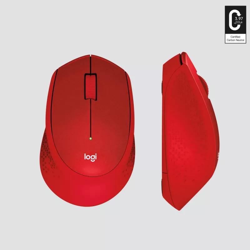 LOGITECH M330 Silent Plus raudona