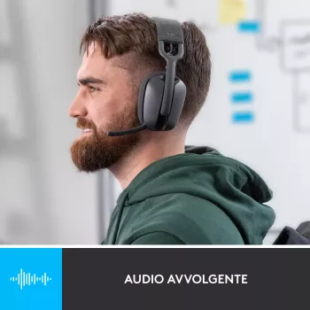 LOGITECH Zone Vibe 100 belaidės ausinės Bluetooth Graphite