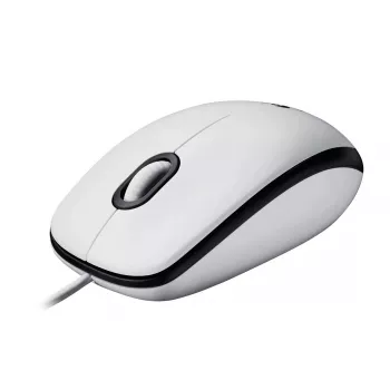 LOGITECH M100 pelė pilno dydžio dešinei ir kairei rankai optinė 3 mygtukai laidinė USB
