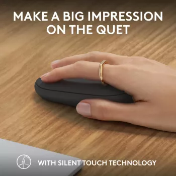 Pelė Logitech M350S Black USB Optinė Belaidė