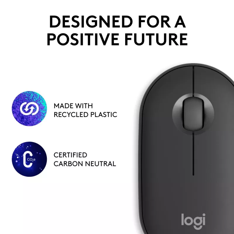 Pelė Logitech M350S Black USB Optinė Belaidė