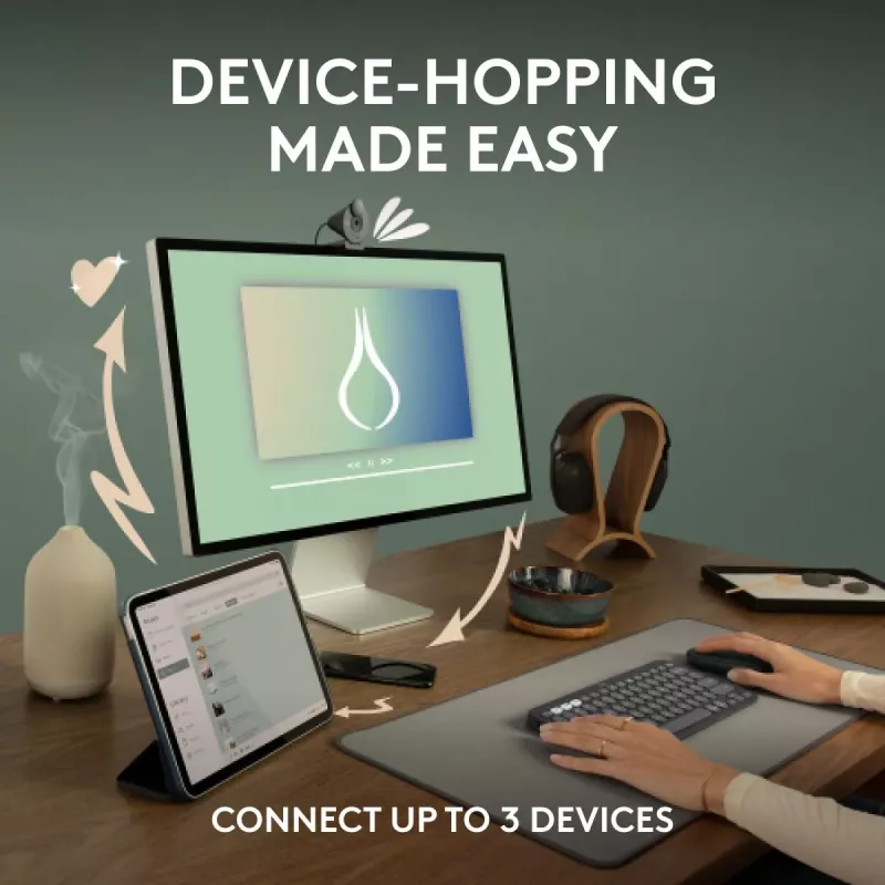 Pelė Logitech M350S Black USB Optinė Belaidė