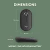 Pelė Logitech M350S Black USB Optinė Belaidė