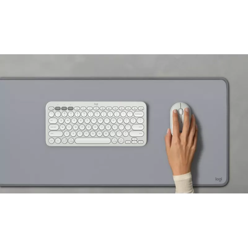 Pelė Logitech M350S balta USB optinė belaidė