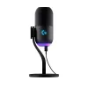 LOGITECH Yeti Gx USB mikrofonas su Lightsync – juodas