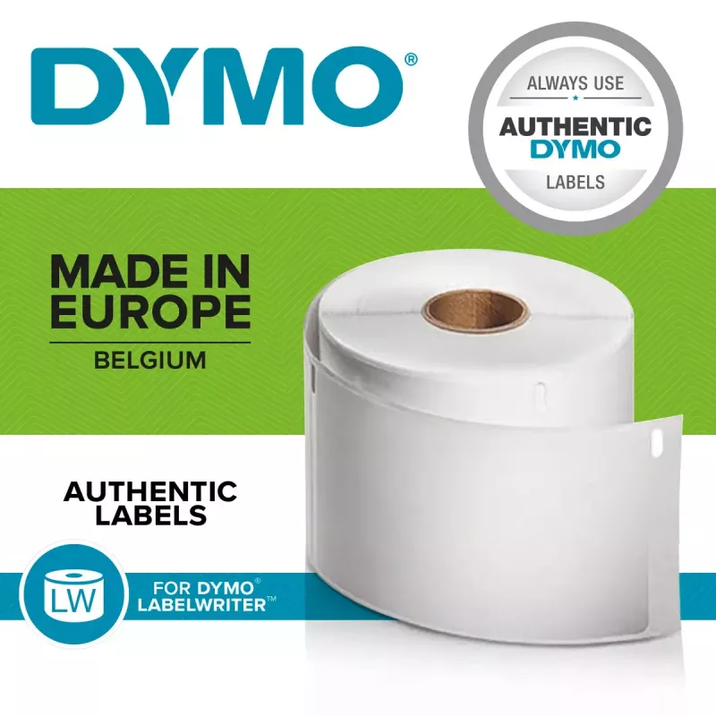 DYMO S0722560 Mažos vardinės etiketės LabelWriter | 41 mm x 89 mm | Lipnios | 300 vnt. rulone