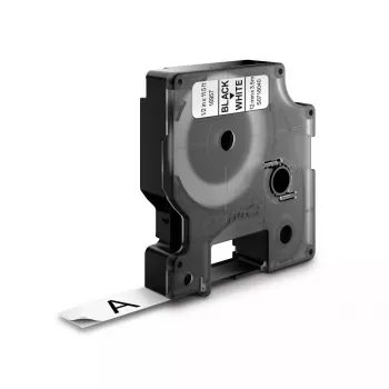 Juostelė etikečių DYMO D1 Durable Black on White 12mm