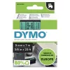 DYMO Authentic D1 etiketės | Juodas spaudinys ant žalios juostos | 9 mm x 7 m | Lipnios etiketės LabelManager etikečių spausdintuvams | Pagaminta Europoje