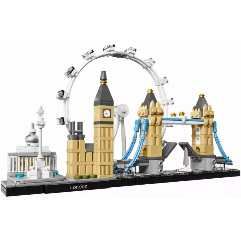 LEGO Architecture London 21034 konstruktorius – 468 dalių, Londono orientyrų modelis