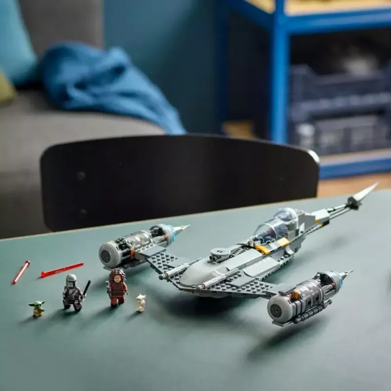 Konstrukcinis žaislas LEGO Star Wars N-1 žvaigždžių naikintuvas su Vaiku (Baby Yoda) figūrėle 75325