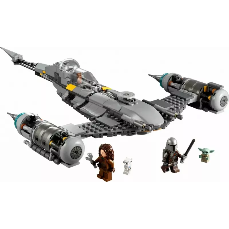 Konstrukcinis žaislas LEGO Star Wars N-1 žvaigždžių naikintuvas su Vaiku (Baby Yoda) figūrėle 75325