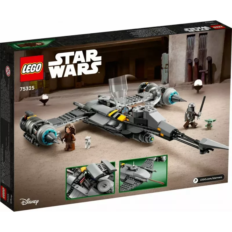 Konstrukcinis žaislas LEGO Star Wars N-1 žvaigždžių naikintuvas su Vaiku (Baby Yoda) figūrėle 75325