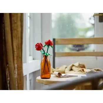 Konstruktorius LEGO 40460 „Iconic Roses“ – gėlių modelis, 120 dalių, 260 mm aukščio