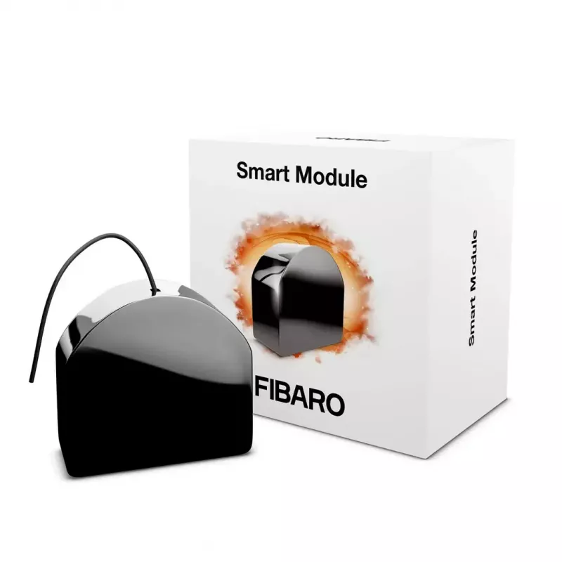 Fibaro FGS-214 Z-Wave Plus EU – išmanusis relės modulis montavimui į dėžutę arba DIN bėgelį, 2,5 kW maks.