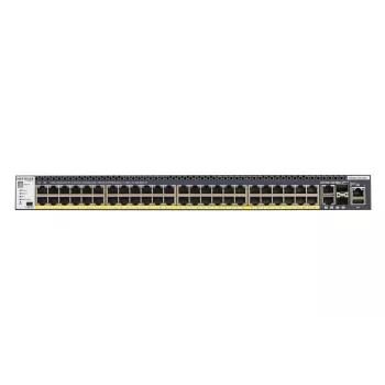 NETGEAR M4300-52G-PoE+ 550W PSU valdomas L2/L3/L4 Gigabit Ethernet (10/100/1000) maitinimas per Ethernet (PoE) 1U juodas