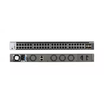 NETGEAR M4300-48X/US/EME valdomas 10G Ethernet (100/1000/10000) jungiklis 1U pilkas