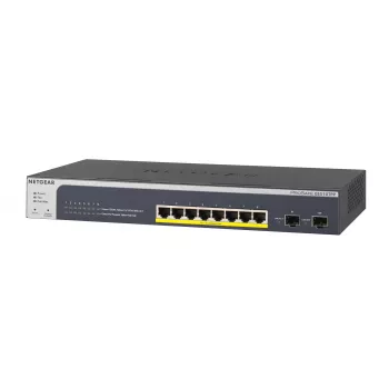 NETGEAR GS510TPP valdomas L2/L3/L4 Gigabit Ethernet (10/100/1000) PoE jungiklis, juodas