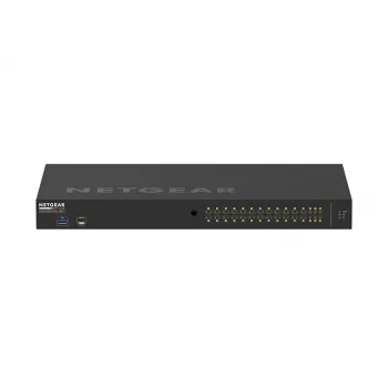 NETGEAR GSM4230P-100EUS tinklo jungiklis Valdomas L2/L3 Gigabit Ethernet (10/100/1000) Power over Ethernet (PoE) 1U Juoda