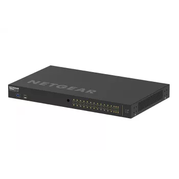 NETGEAR GSM4230P-100EUS tinklo jungiklis Valdomas L2/L3 Gigabit Ethernet (10/100/1000) Power over Ethernet (PoE) 1U Juoda